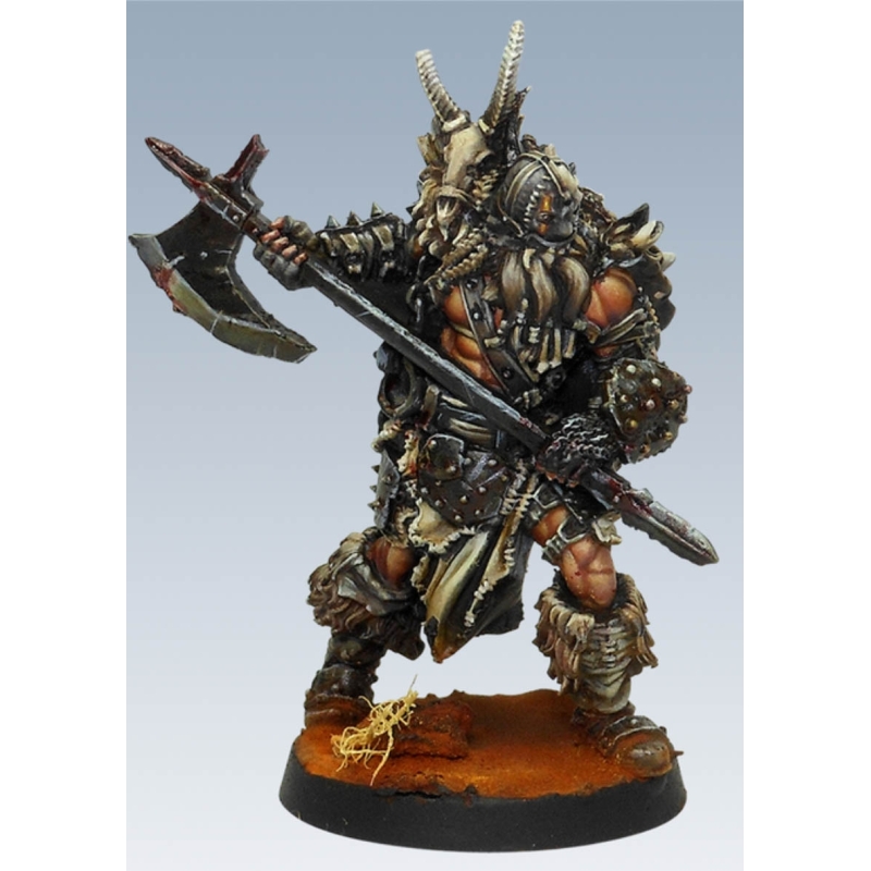 Um'Tal Warrior C Barbarian Chaos HATE GAME MINIATURES CMON