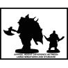 Bra Ku Taa - Minotaur Ogre Large Chaos HATE GAME MINIATURES CMON