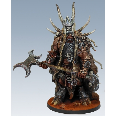 Bul'Gar the Shaman Prince Large Chaos HATE GAME MINIATURES CMON