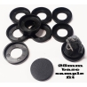 25mm Black Base Markers (10)  HATE GAME ACCESSORIES MINIATURES CMON