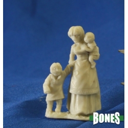 Townsfolk: Mother with Children-Bones