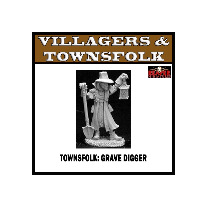 Townsfolk Gravedigger REAPER MINIATURES