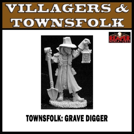 Townsfolk Gravedigger REAPER MINIATURES