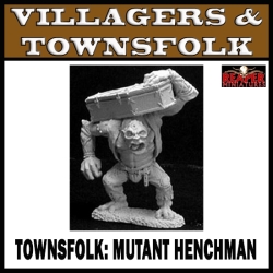 Townsfolk Mutant Henchman w.Coffin REAPER MINIATURES