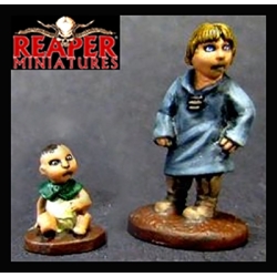 Townsfolk Baby & Child REAPER MINIATURES