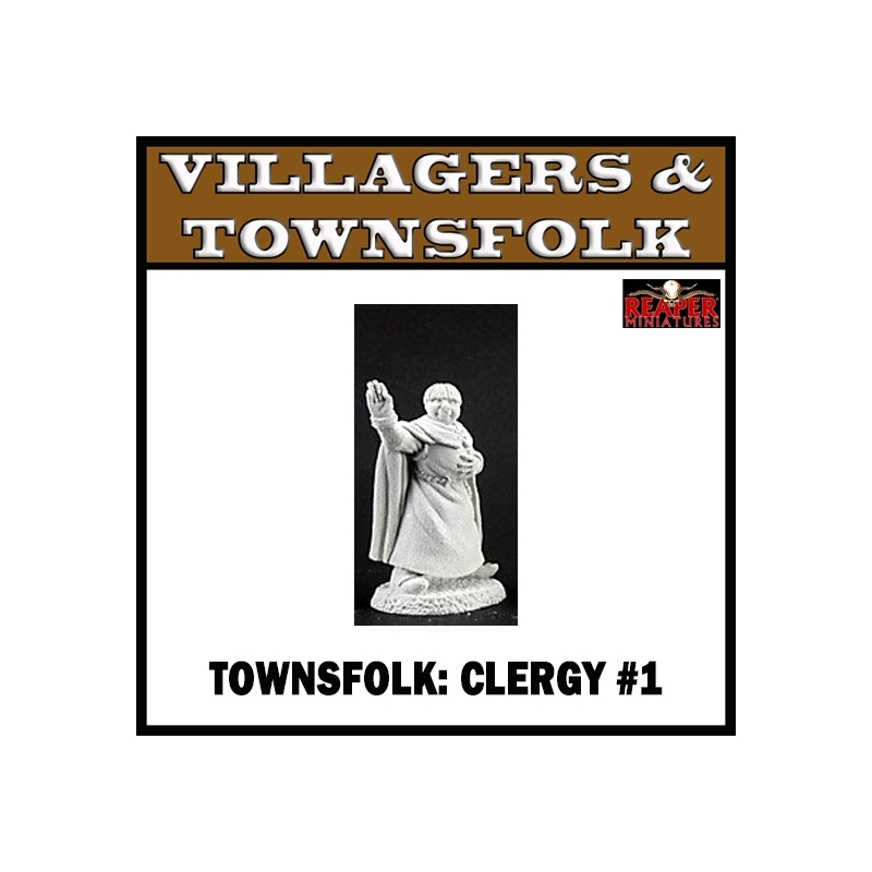 Townsfolk Clergy 1 REAPER MINIATURES