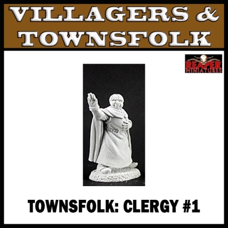 Townsfolk Clergy 1 REAPER MINIATURES