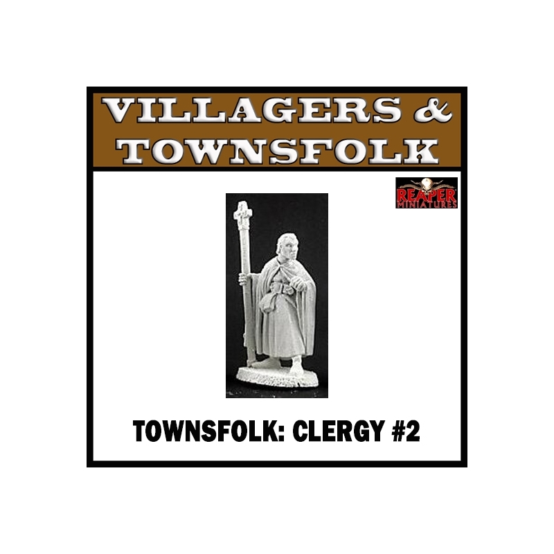 Townsfolk Clergy 2 REAPER MINIATURES