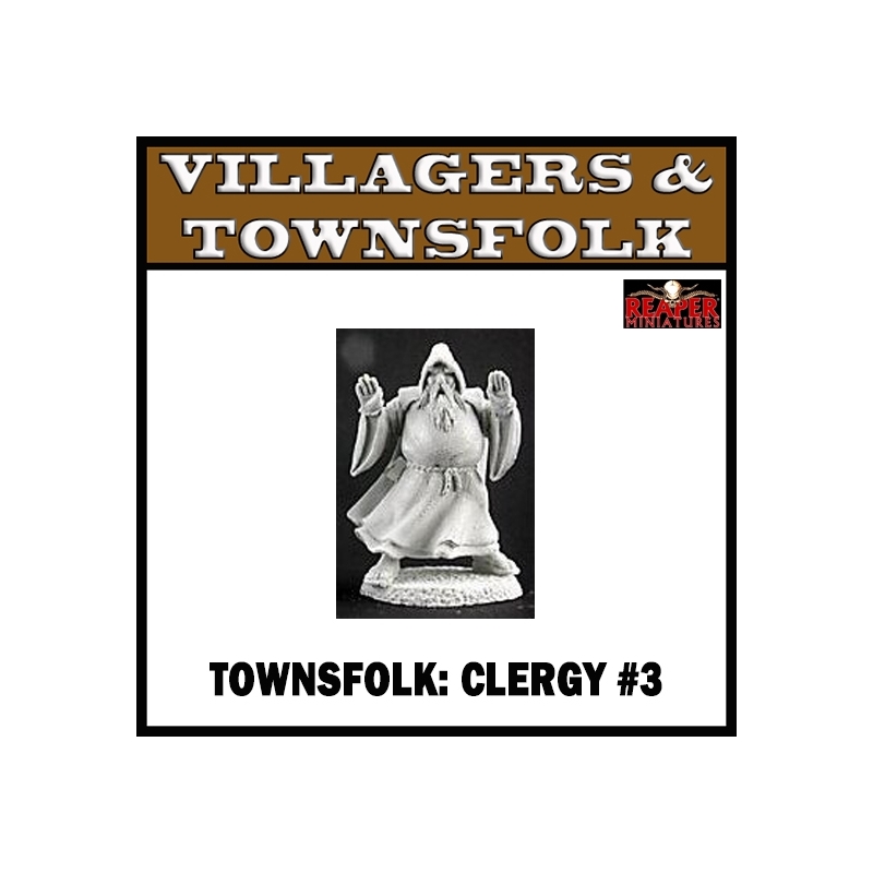 Townsfolk Clergy 3 REAPER MINIATURES