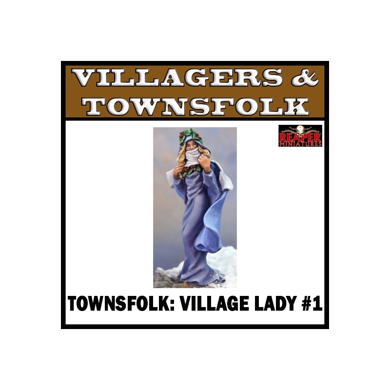 Townsfolk Village Lady 1 REAPER MINIATURES