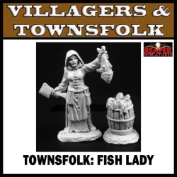 Townsfolk Fish Lady REAPER MINIATURES