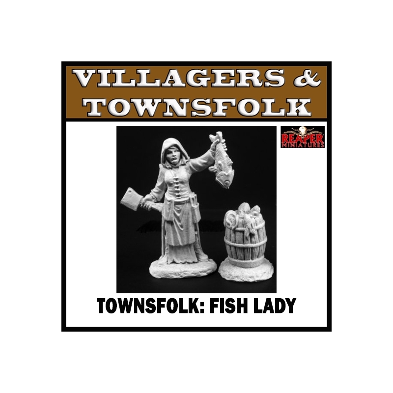 Townsfolk Fish Lady REAPER MINIATURES