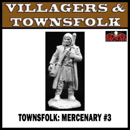 Townsfolk Mercenary 3 REAPER MINIATURES