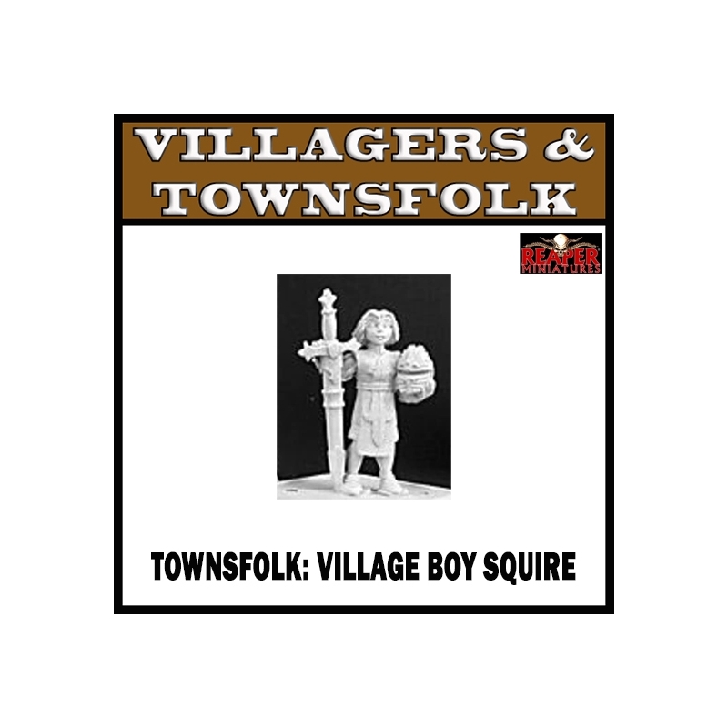 Townsfolk Village Boy Squire REAPER MINIATURES