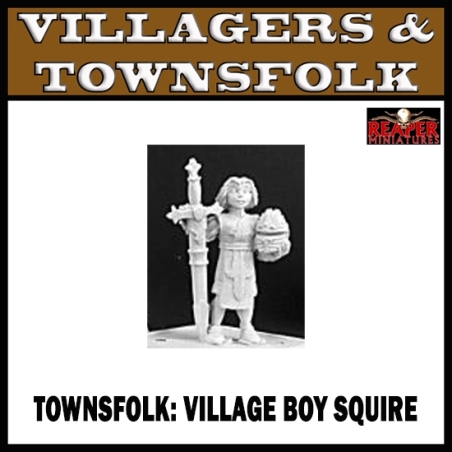 Townsfolk Village Boy Squire REAPER MINIATURES