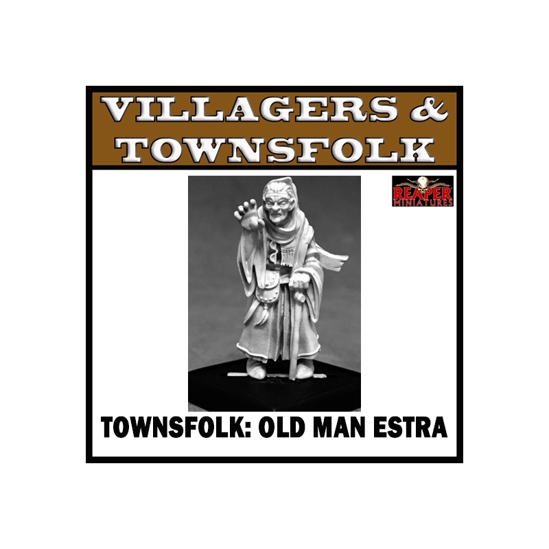 Townsfolk Old Man Estra REAPER MINIATURES