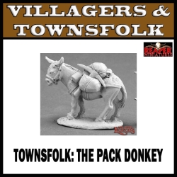 Townsfolk Pack Donkey REAPER MINIATURES