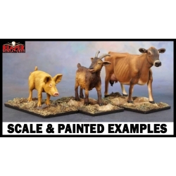 Farm Animals - Large Cow - Cattle (Livestock) 28mm Wargaming REAPER MINIATURES