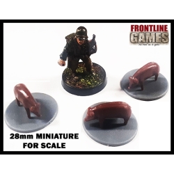 Farm Animals - Pigs- Swine (Livestock) 28mm Wargaming FRONTLINE GAMES