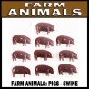 Farm Animals - Pigs- Swine (Livestock) 28mm Wargaming FRONTLINE GAMES