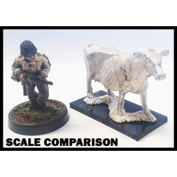 Farm Animals - Large Cow - Cattle (Livestock) 28mm Wargaming REAPER MINIATURES