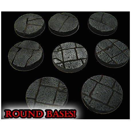 STONES 25mm Round Miniature Bases