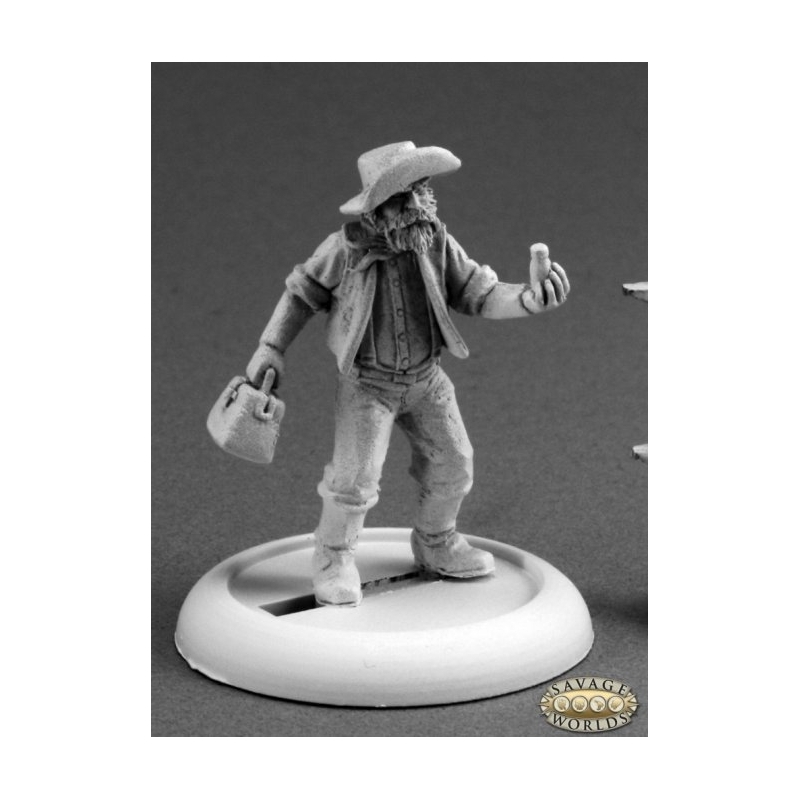 Coot Jenkins, Prospector SAVAGE WORLDS REAPER MINIATURES