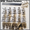 HYW French Pavisiers (10) OLD GLORY MINIATURES