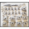 HYW French Mounted Knights (10) OLD GLORY MINIATURES