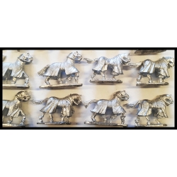 HYW French Mounted Knights (10) OLD GLORY MINIATURES