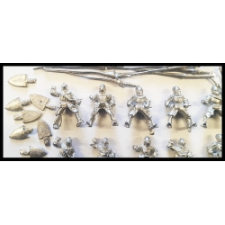 HYW French Mounted Knights (10) OLD GLORY MINIATURES