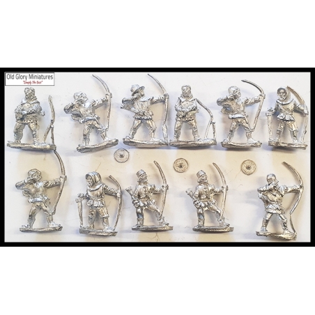 Medieval Long Bowmen (11) OLD GLORY MINIATURES