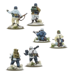 Winter Fallschirmjäger Weapons Teams 28mm WWII WARLORD GAMES