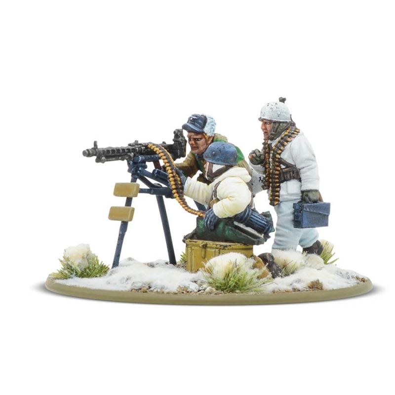 Fallschirmjäger (Winter) MMG Team 28mm WWII WARLORD GAMES