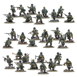 Fallschirmjäger (Winter) Platoon (30) 28mm WWII WARLORD GAMES