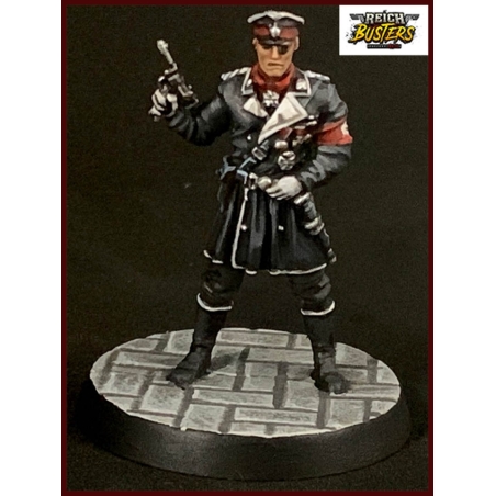 German Enhanced Officer SS Guard (2) 32mm REICHBUSTERS MYTHIC GAMES