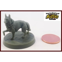 German Sheppard Guard Dog (2) 32mm REICHBUSTERS MYTHIC GAMES