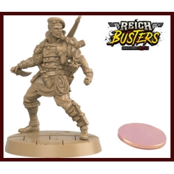 British Quentin Enhanced Hero 32mm REICHBUSTERS MYTHIC GAMES