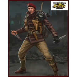 British Quentin Enhanced Hero 32mm REICHBUSTERS MYTHIC GAMES