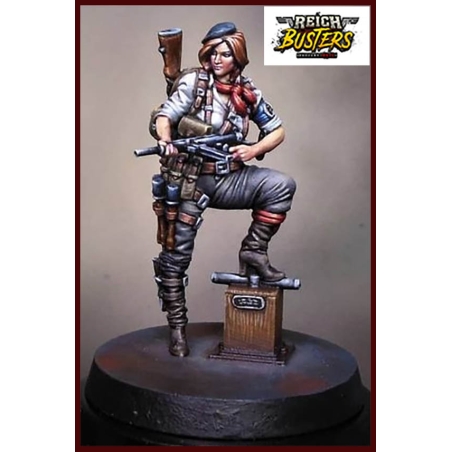 French Claudine Enhanced Hero 32mm REICHBUSTERS MYTHIC GAMES