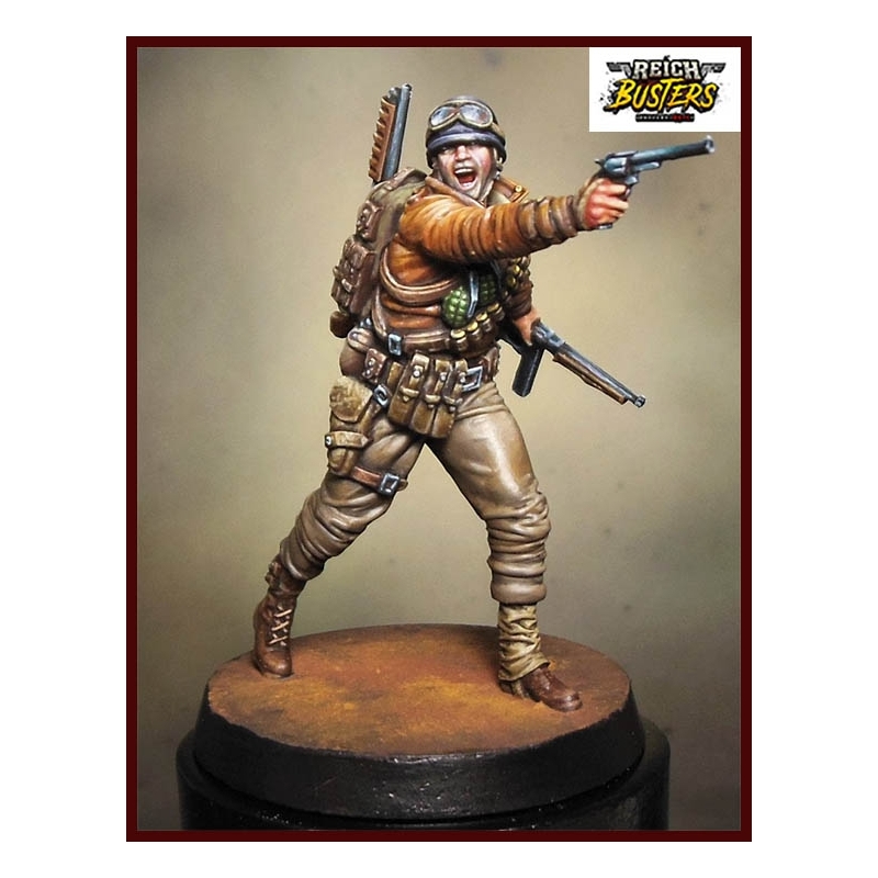 American Sarge Enhanced Hero 32mm REICHBUSTERS MYTHIC GAMES