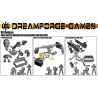 EISENKERN STORMTROOPER SUPPORT WEAPONS (3) 28MM DREAMFORGE GAMES