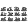 EISENKERN STORMTROOPER SUPPORT WEAPONS (3) 28MM DREAMFORGE GAMES