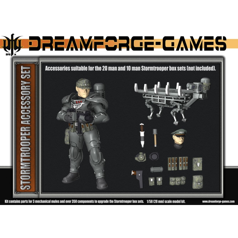 EISENKERN STORMTROOPER ACCESSORY SET 28MM DREAMFORGE GAMES