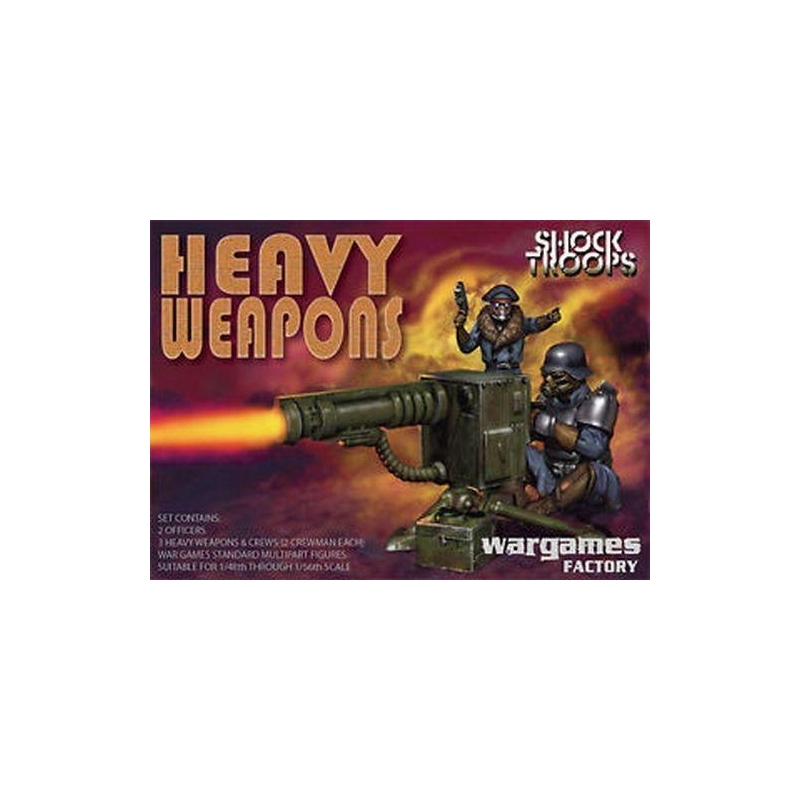 SHOCK TROOPERS HEAVY WEAPONS 28MM WARGAMES FACTORY