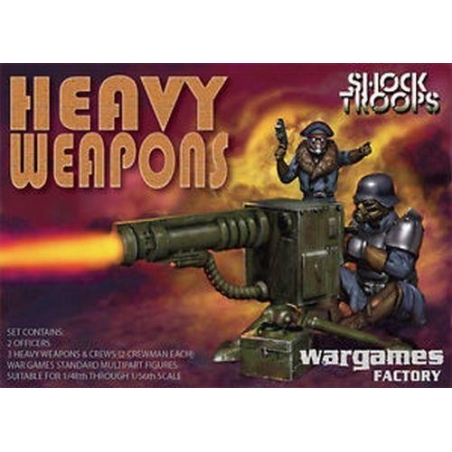 SHOCK TROOPERS HEAVY WEAPONS 28MM WARGAMES FACTORY