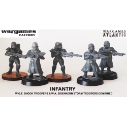 SHOCK TROOPERS HEAVY WEAPONS 28MM WARGAMES FACTORY