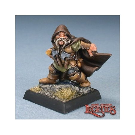 Klaus Copperthumb, Dwarf Thief DARK HEAVEN LEGENDS REAPER MINIATURES