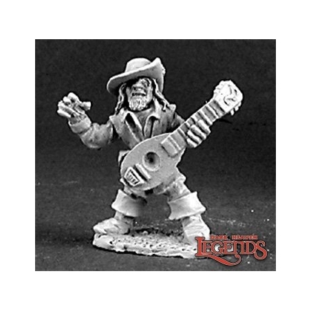 Fynch Brassfrog, Gnome Bard DARK HEAVEN LEGENDS REAPER MINIATURES