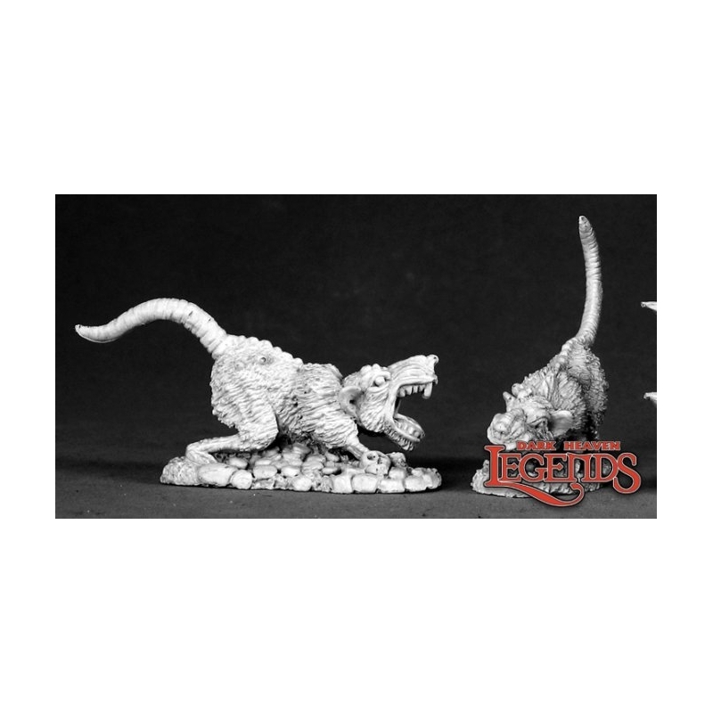 Barrow Rats (2) DARK HEAVEN LEGENDS REAPER MINIATURES